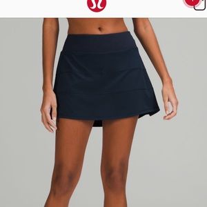 lululemon pace rival mid rise skirt long
